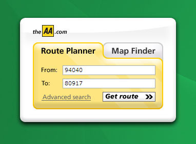 AA Route Planner